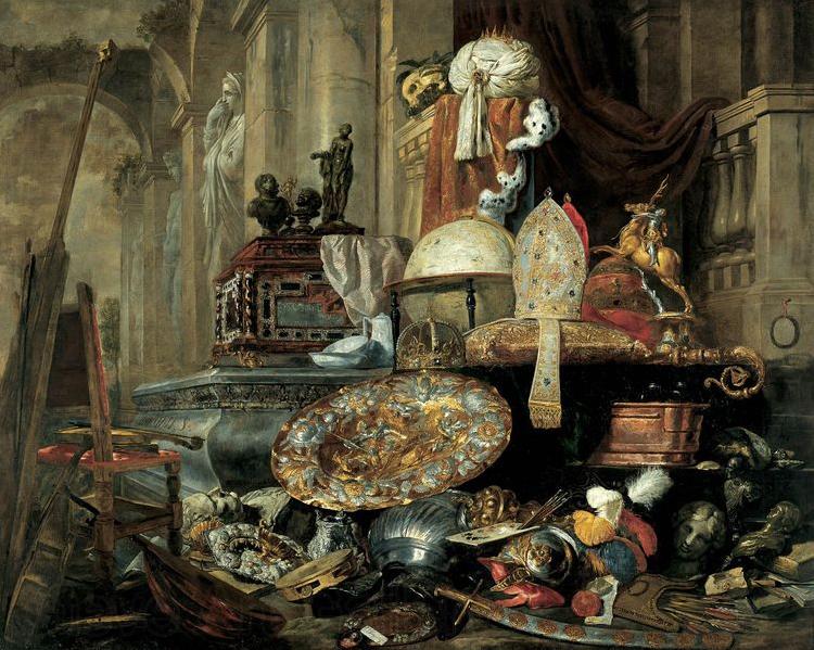 Pieter Boel Allegorie der Verganglichkeit der Welt Spain oil painting art